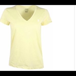 Woman’s Polo Ralph Lauren Cotton Vneck T-shirt XL